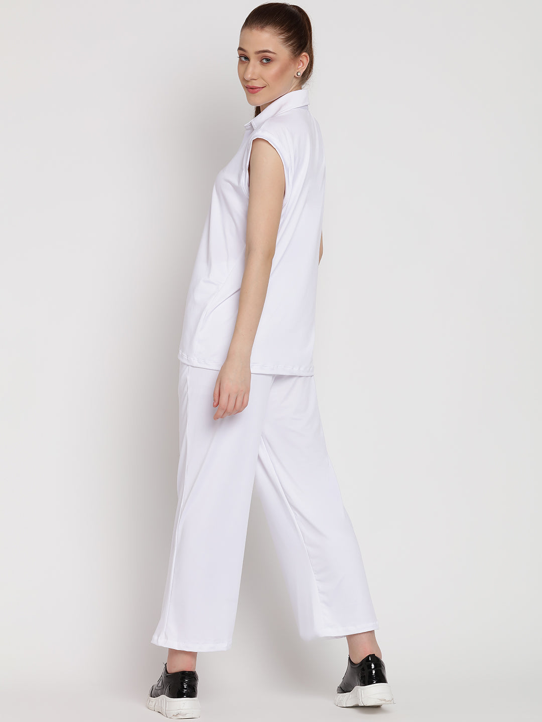 Zen Flow Pants & Shirt Set - White