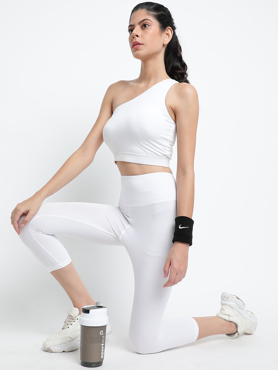 Desire Crop & Capri Co-ord Set - White