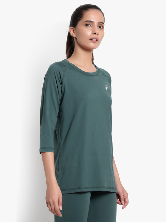 Ultra Lite Active 3/4 Top - Green