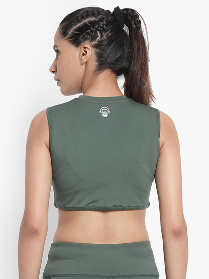 Aero Crop Top - Green