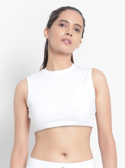 Aero Crop Top - White