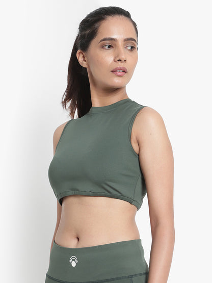 Aero Crop Top - Green