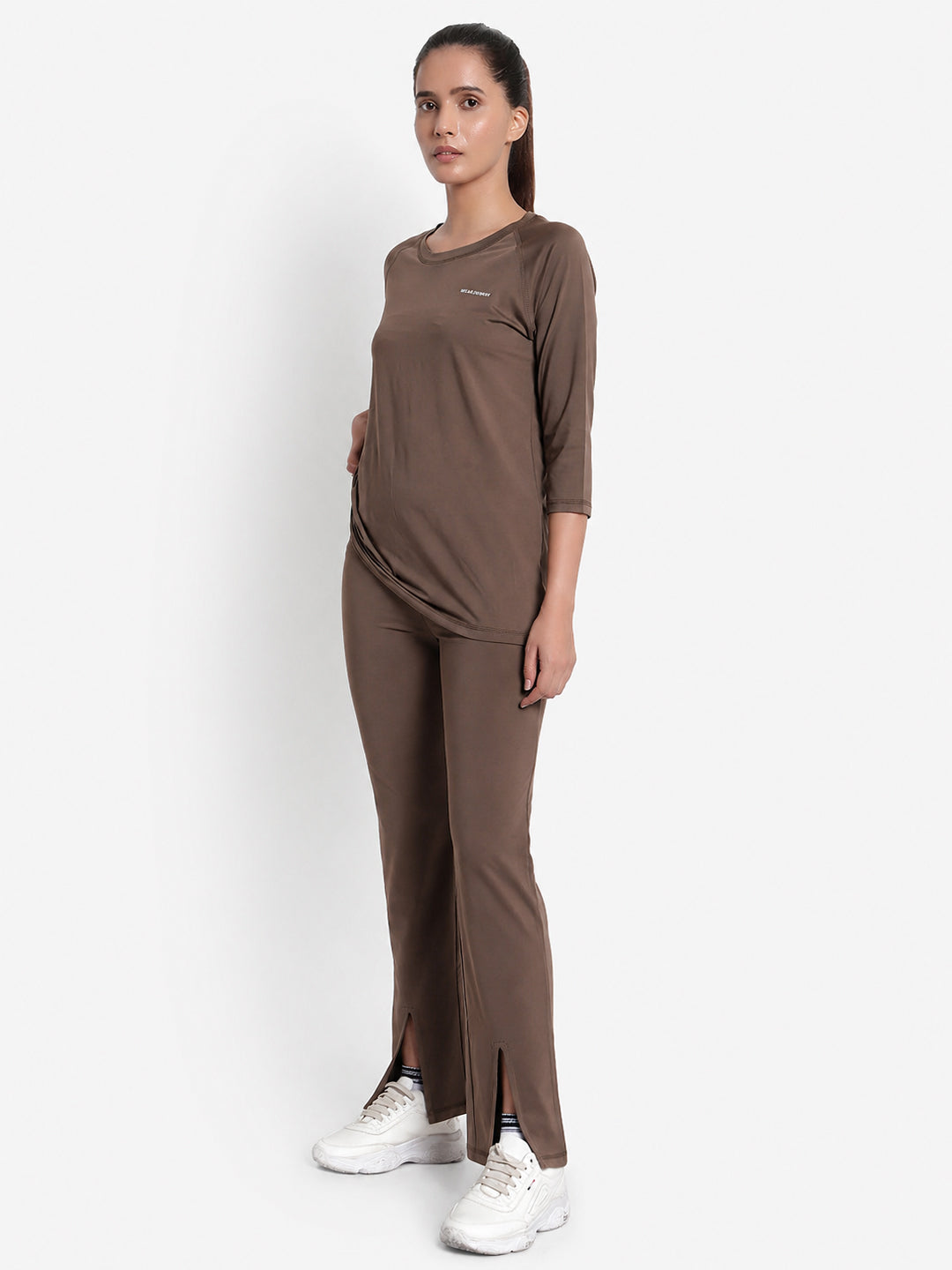 Ultra lite active slit pant & 3/4 Top